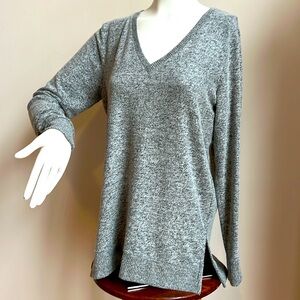 Lucky Brand sweater soft grey comfortable